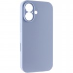 Чехол Silk Full Camera Protective (AA) NO LOGO для Apple iPhone 16 (6.1") Голубой / Lilac Blue