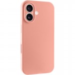 Чехол Silk Full Camera Protective (AA) NO LOGO для Apple iPhone 16 (6.1") Персиковый / Peach