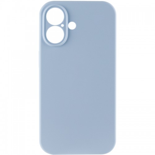 Чехол Silk Full Camera Protective (AA) NO LOGO для Apple iPhone 16 Plus (6.7") Голубой / Sweet Blue