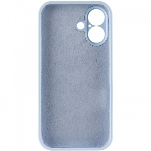 Чехол Silk Full Camera Protective (AA) NO LOGO для Apple iPhone 16 Plus (6.7") Голубой / Sweet Blue