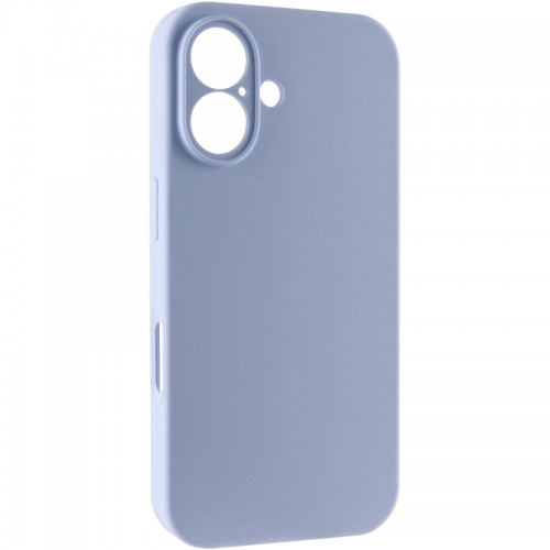 Чехол Silk Full Camera Protective (AA) NO LOGO для Apple iPhone 16 Plus (6.7") Голубой / Lilac Blue