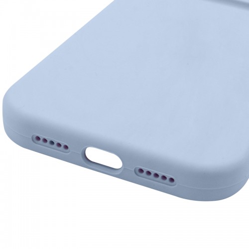 Чехол Silk Full Camera Protective (AA) NO LOGO для Apple iPhone 16 Plus (6.7") Голубой / Lilac Blue