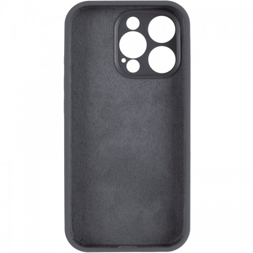 Чехол Silk Full Camera Protective (AA) NO LOGO для Apple iPhone 16 Pro (6.3") Серый / Dark Gray