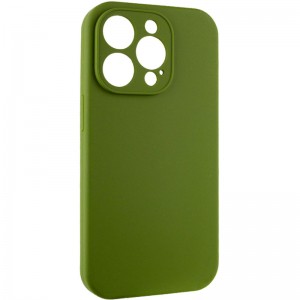 Чохол Silk Full Camera Protective (AA) NO LOGO для Apple iPhone 16 Pro (6.3") Зелений / Dark Olive