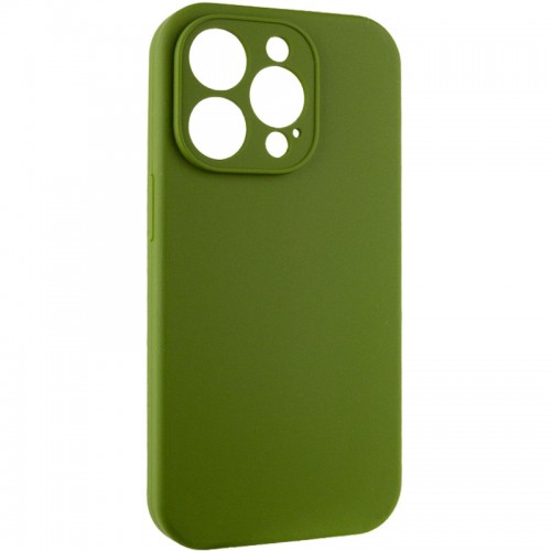 Чехол Silk Full Camera Protective (AA) NO LOGO для Apple iPhone 16 Pro (6.3") Зеленый / Dark Olive
