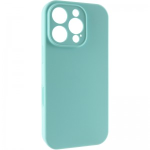 Чохол Silk Full Camera Protective (AA) NO LOGO для Apple iPhone 16 Pro (6.3") Бірюзовий / Marine Green