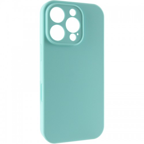 Чехол Silk Full Camera Protective (AA) NO LOGO для Apple iPhone 16 Pro (6.3") Бирюзовый / Marine Green