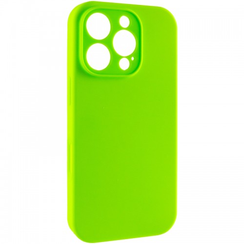 Чехол Silk Full Camera Protective (AA) NO LOGO для Apple iPhone 16 Pro (6.3") Кислотно-зеленый / Acid Green