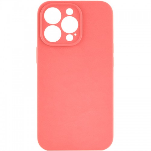 Чехол Silk Full Camera Protective (AA) NO LOGO для Apple iPhone 16 Pro (6.3") Коралловый / Розовый оранжевый