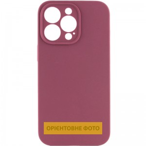Чехол Silk Full Camera Protective (AA) NO LOGO для Apple iPhone 16e / 17e (6.1") Бордовый / Plum