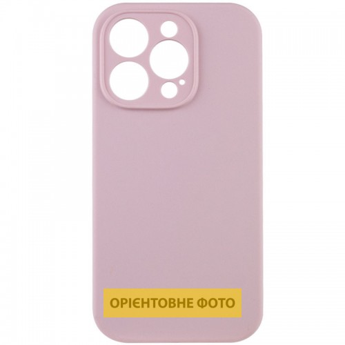 Чехол Silk Full Camera Protective (AA) NO LOGO для Apple iPhone 16e / 17e (6.1") Розовый / Chalk Pink