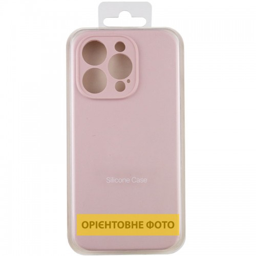 Чехол Silk Full Camera Protective (AA) NO LOGO для Apple iPhone 16e / 17e (6.1") Розовый / Chalk Pink
