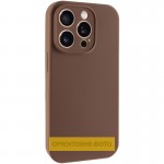 Чехол Silk Full Camera Protective (AA) NO LOGO для Apple iPhone 16e / 17e (6.1") Коричневый / Brown