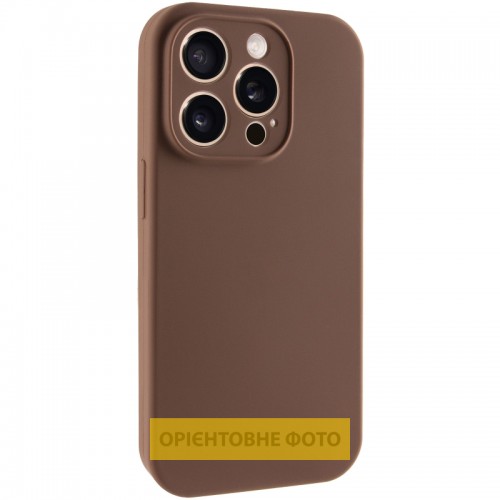 Чехол Silk Full Camera Protective (AA) NO LOGO для Apple iPhone 16e / 17e (6.1") Коричневый / Brown