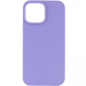 Чехол Silk (AA) БЕЗ ЛОГОТИПА с магнитным креплением для Apple iPhone 13 (6.1") Сиреневый / Dasheen