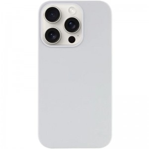 Чехол Silk (AA) БЕЗ ЛОГОТИПА with Magnetic Fit для Apple iPhone 13 Pro (6.1") Белый / White