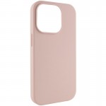 Чехол Silk (AA) БЕЗ ЛОГО с магнитным креплением для Apple iPhone 15 Pro Max (6.7") Розовый / Pink Sand