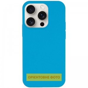 Чехол Silk Full Protective (AA) NO LOGO для Apple iPhone 17 (6.3") Голубой / Blue