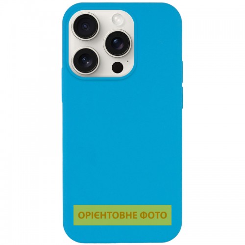 Чехол Silk Full Protective (AA) NO LOGO для Apple iPhone 17 (6.3") Голубой / Blue