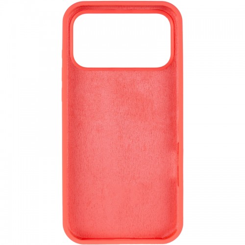 Чехол Silk Full Protective (AA) NO LOGO для Apple iPhone 17 Pro (6.3") Арбузный / Watermelon red