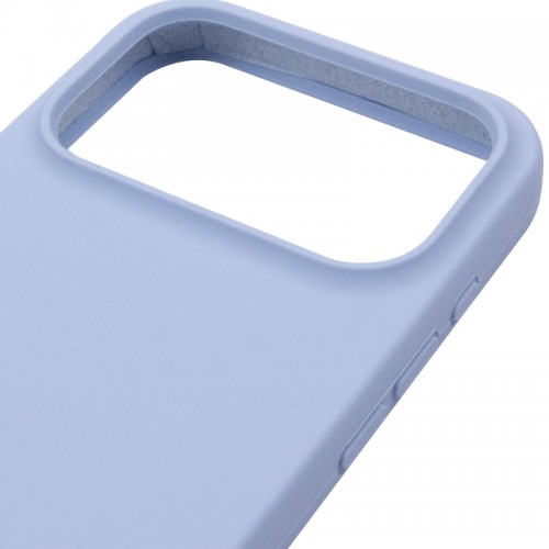 Чехол Silk Full Protective (AA) БЕЗ ЛОГО для Apple iPhone 17 Pro (6.3") Голубой / Lilac Blue