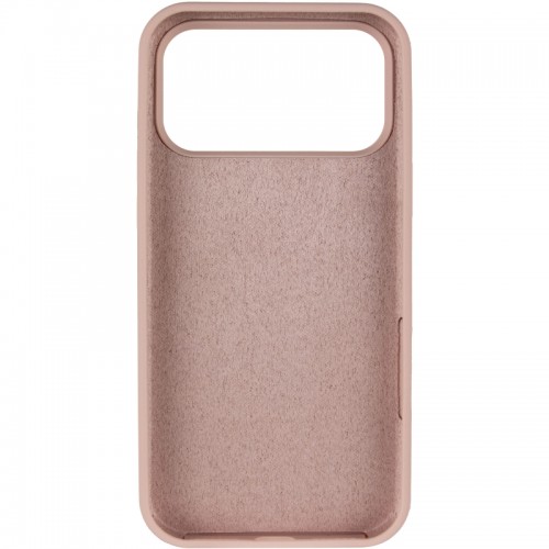 Чехол Silk Full Protective (AA) NO LOGO для Apple iPhone 17 Pro (6.3") Розовый / Pink Sand