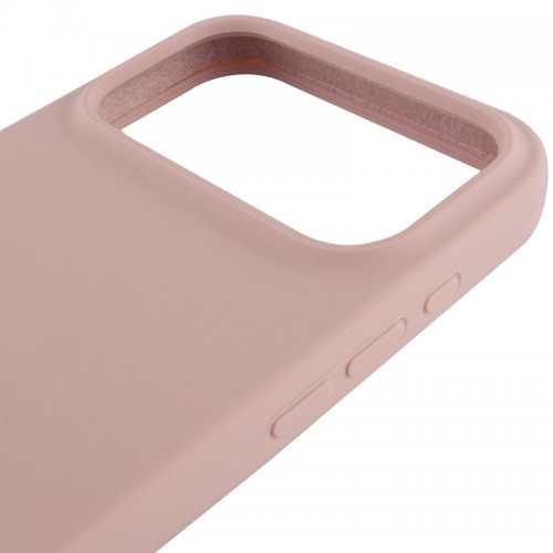 Чехол Silk Full Protective (AA) NO LOGO для Apple iPhone 17 Pro (6.3") Розовый / Pink Sand