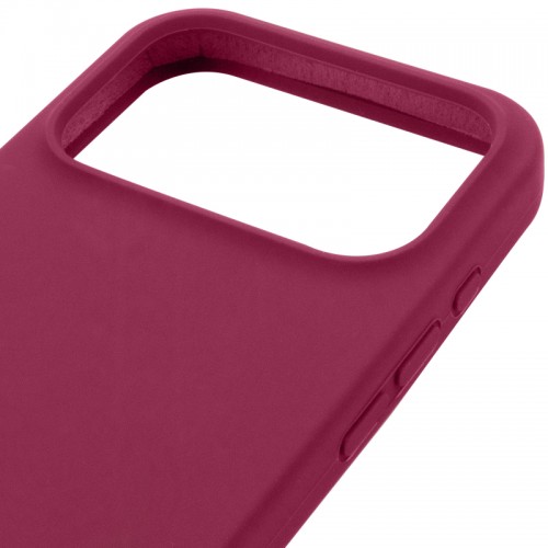Чехол Silk Full Protective (AA) NO LOGO для Apple iPhone 17 Pro Max (6.9") Бордовый / Maroon