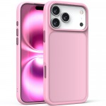 TPU+PC чехол Metal Buttons для Apple iPhone 17 Pro (6.3") Розовый / Pink
