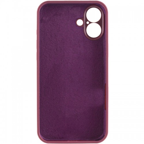 Чехол Silk Full Camera Protective (AA) NO LOGO для Apple iPhone 17 (6.3") Бордовый / Plum
