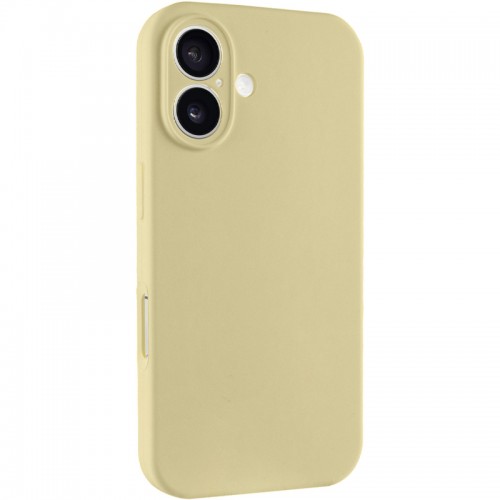 Чехол Silk Full Camera Protective (AA) БЕЗ ЛОГО для Apple iPhone 17 (6.3") Желтый / Mellow Yellow