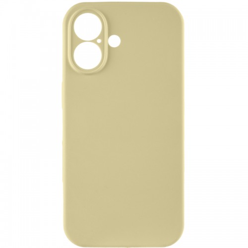 Чехол Silk Full Camera Protective (AA) БЕЗ ЛОГО для Apple iPhone 17 (6.3") Желтый / Mellow Yellow