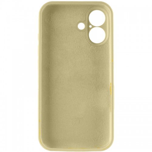 Чехол Silk Full Camera Protective (AA) БЕЗ ЛОГО для Apple iPhone 17 (6.3") Желтый / Mellow Yellow