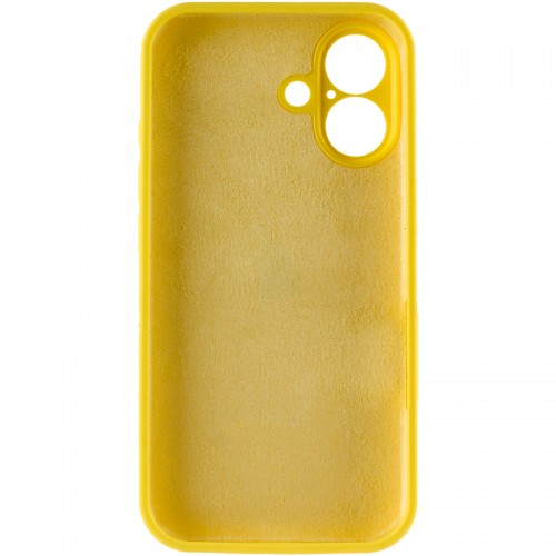 Чехол Silk Full Camera Protective (AA) NO LOGO для Apple iPhone 17 (6.3") Желтый / Yellow