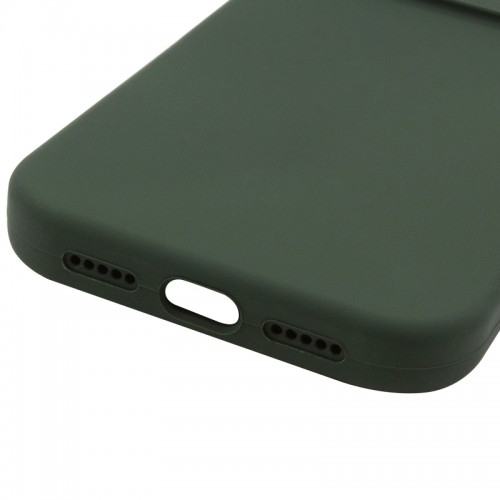 Чехол Silk Full Camera Protective (AA) БЕЗ ЛОГОТИПА для Apple iPhone 17 (6.3") Зеленый / Cyprus Green