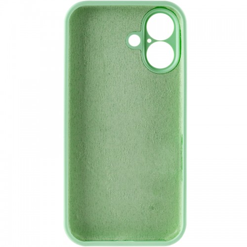Чехол Silk Full Camera Protective (AA) БЕЗ ЛОГО для Apple iPhone 17 (6.3") Зеленый / Pistachio