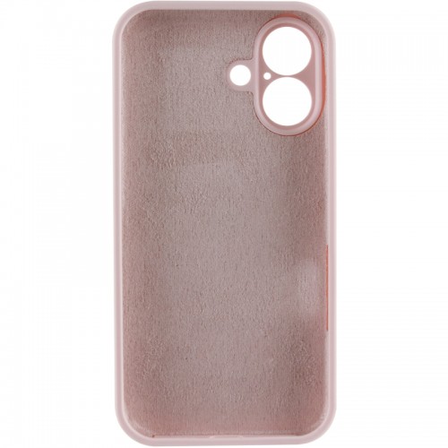 Чехол Silk Full Camera Protective (AA) NO LOGO для Apple iPhone 17 (6.3") Розовый / Chalk Pink