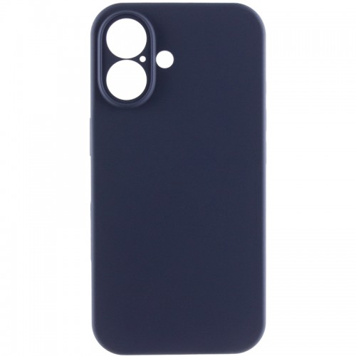 Чехол Silk Full Camera Protective (AA) NO LOGO для Apple iPhone 17 (6.3") Темно-синий / Midnight blue