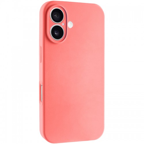 Чехол Silk Full Camera Protective (AA) NO LOGO для Apple iPhone 17 (6.3") Коралловый / Розово-оранжевый