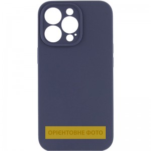 Чохол Silk Full Camera Protective (AA) NO LOGO для Apple iPhone 17 Air (6.5") Темно-синій / Midnight blue