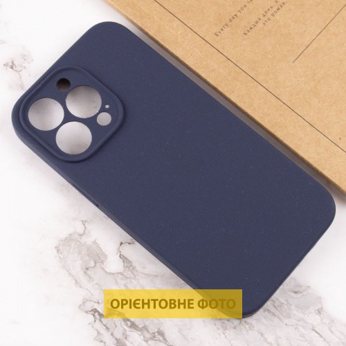 Чехол Silk Full Camera Protective (AA) NO LOGO для Apple iPhone 17 Air (6.5") Темно-синий / Midnight blue