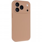Чехол Silk Full Camera Protective (AA) NO LOGO для Apple iPhone 17 Pro (6.3") Бежевый / Desert Gold