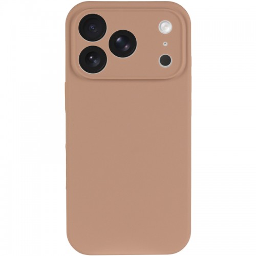 Чехол Silk Full Camera Protective (AA) NO LOGO для Apple iPhone 17 Pro (6.3") Бежевый / Desert Gold