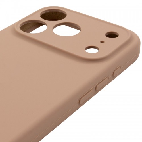 Чехол Silk Full Camera Protective (AA) NO LOGO для Apple iPhone 17 Pro (6.3") Бежевый / Desert Gold