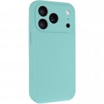 Чехол Silk Full Camera Protective (AA) NO LOGO для Apple iPhone 17 Pro (6.3") Бирюзовый / Marine Green