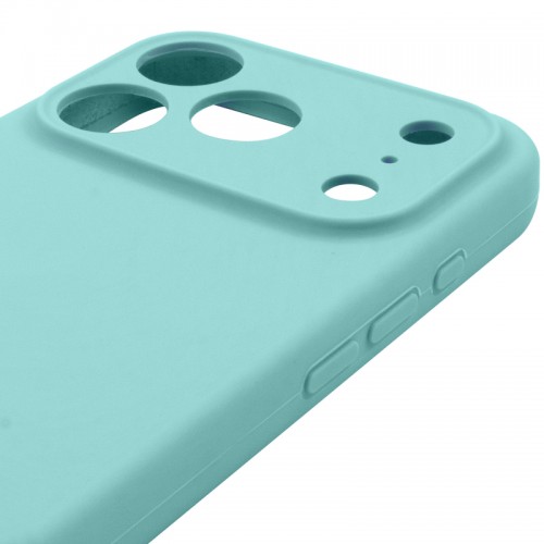 Чехол Silk Full Camera Protective (AA) NO LOGO для Apple iPhone 17 Pro (6.3") Бирюзовый / Marine Green