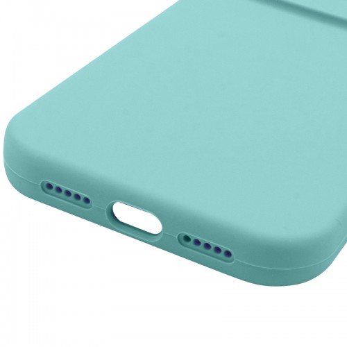 Чехол Silk Full Camera Protective (AA) NO LOGO для Apple iPhone 17 Pro (6.3") Бирюзовый / Marine Green