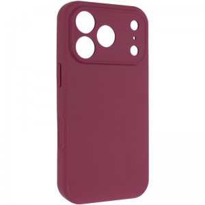 Чохол Silk Full Camera Protective (AA) NO LOGO для Apple iPhone 17 Pro (6.3") Бордовий / Plum