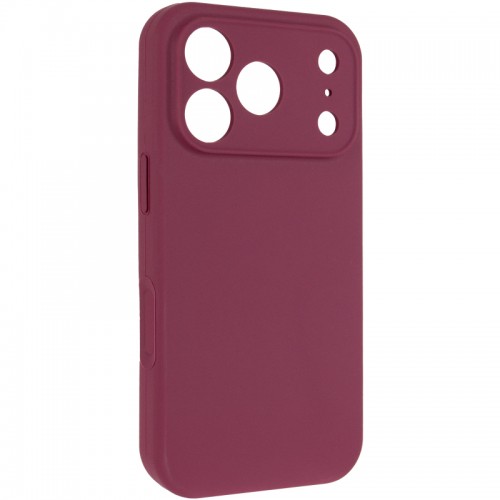 Чехол Silk Full Camera Protective (AA) NO LOGO для Apple iPhone 17 Pro (6.3") Бордовый / Plum