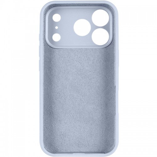 Чехол Silk Full Camera Protective (AA) NO LOGO для Apple iPhone 17 Pro (6.3") Голубой / Sweet Blue